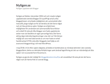 Tablet Screenshot of nyligen.se